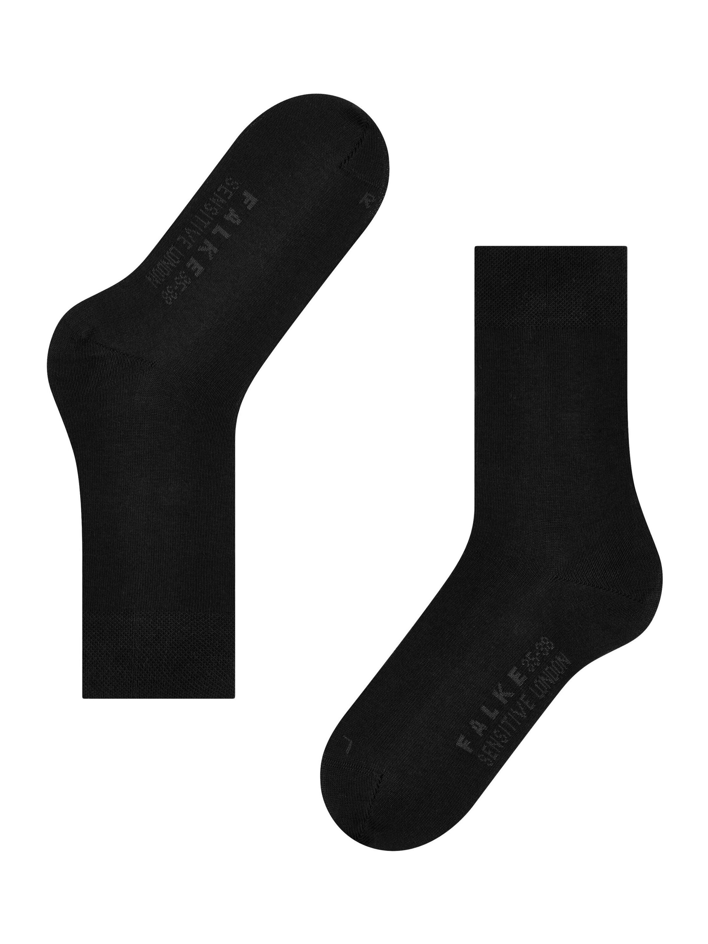 FALKE Socken 'Sensitive London'‌‌‌‌‌‌ in Schwarz