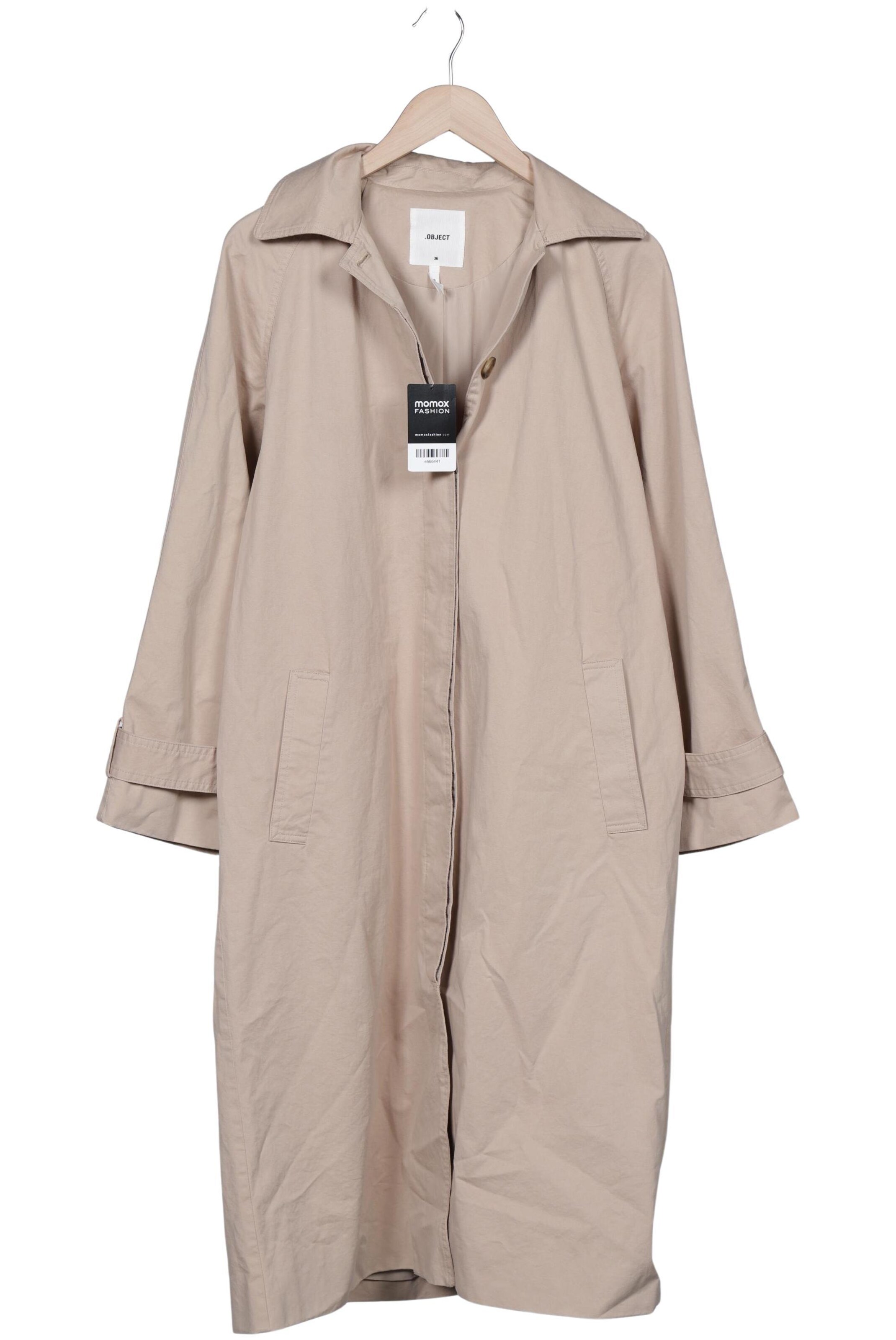 OBJECT Mantel S in Beige: Vorderseite