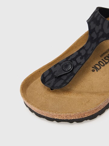 BIRKENSTOCK Klipklappere 'Gizeh' i sort