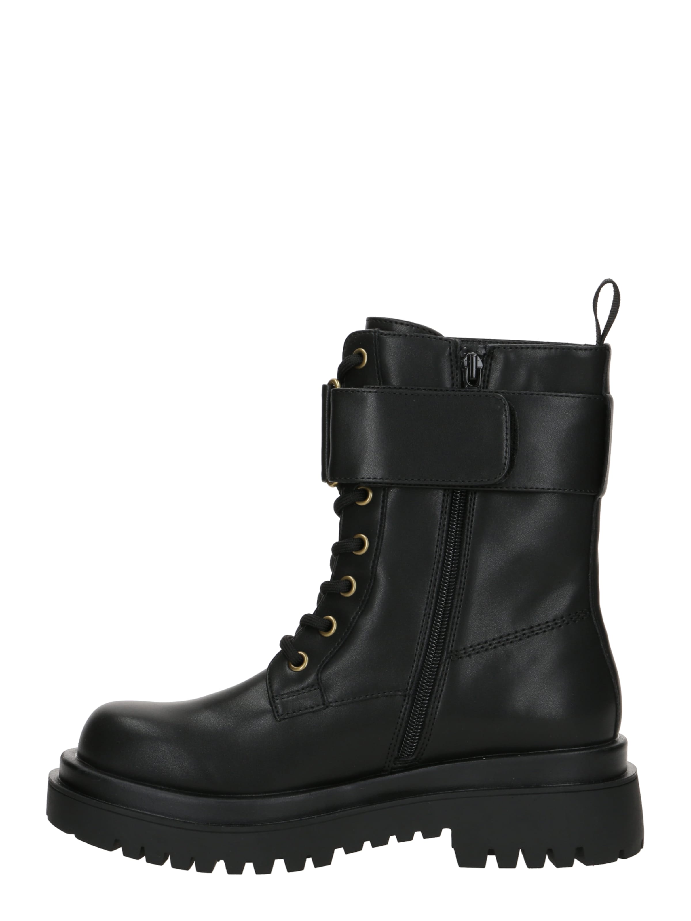 Versace Jeans Couture Schnürstiefelette in Schwarz