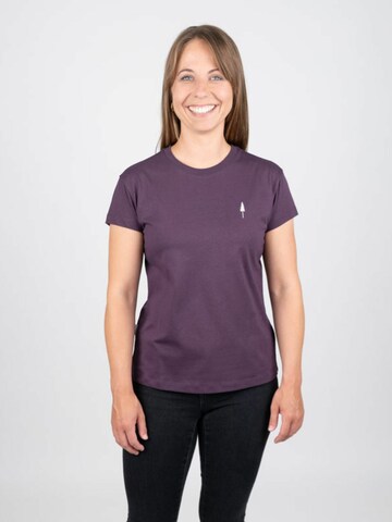 NIKIN Shirt 'TreeShirt Women' in Purple: front