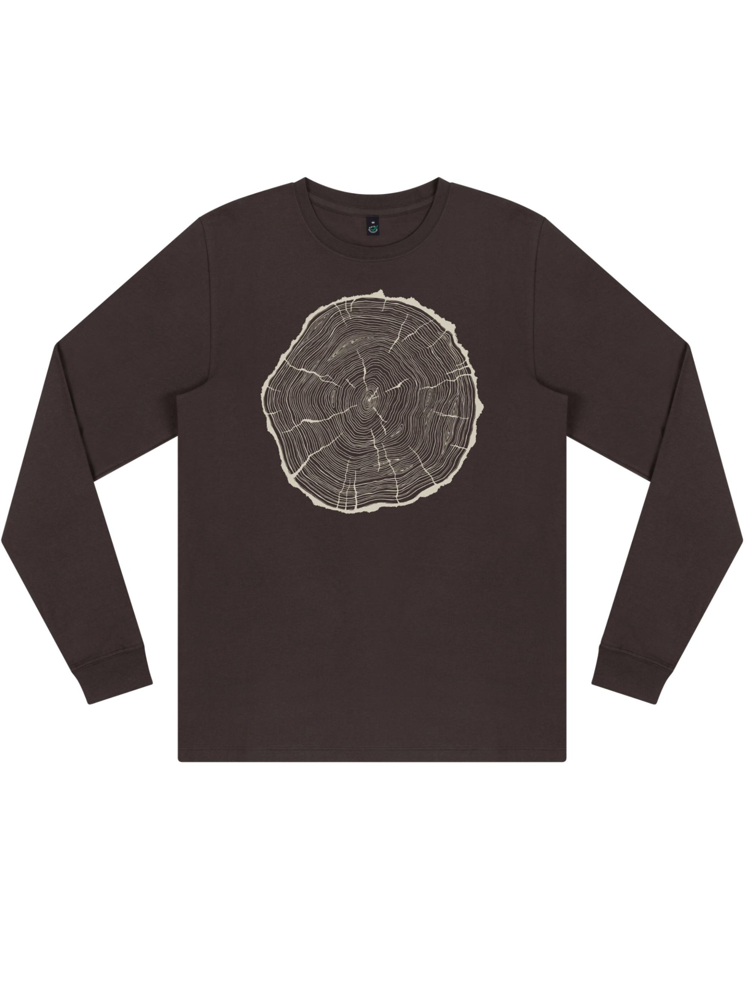 Life-Tree Shirt 'Fairwear BigSlice' in Grey: front