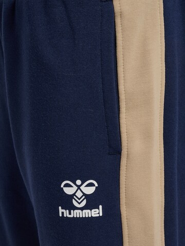 Hummel Tapered Broek 'Essen' in Blauw
