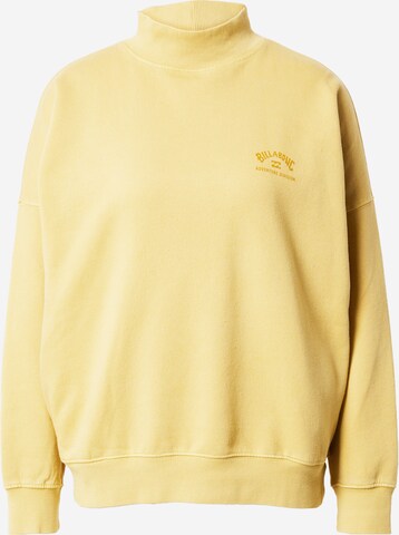 BILLABONG Sweatshirt in Geel: voorkant