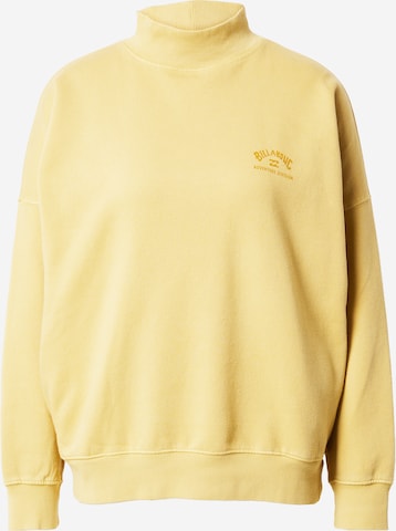 Sweat-shirt BILLABONG en jaune : devant