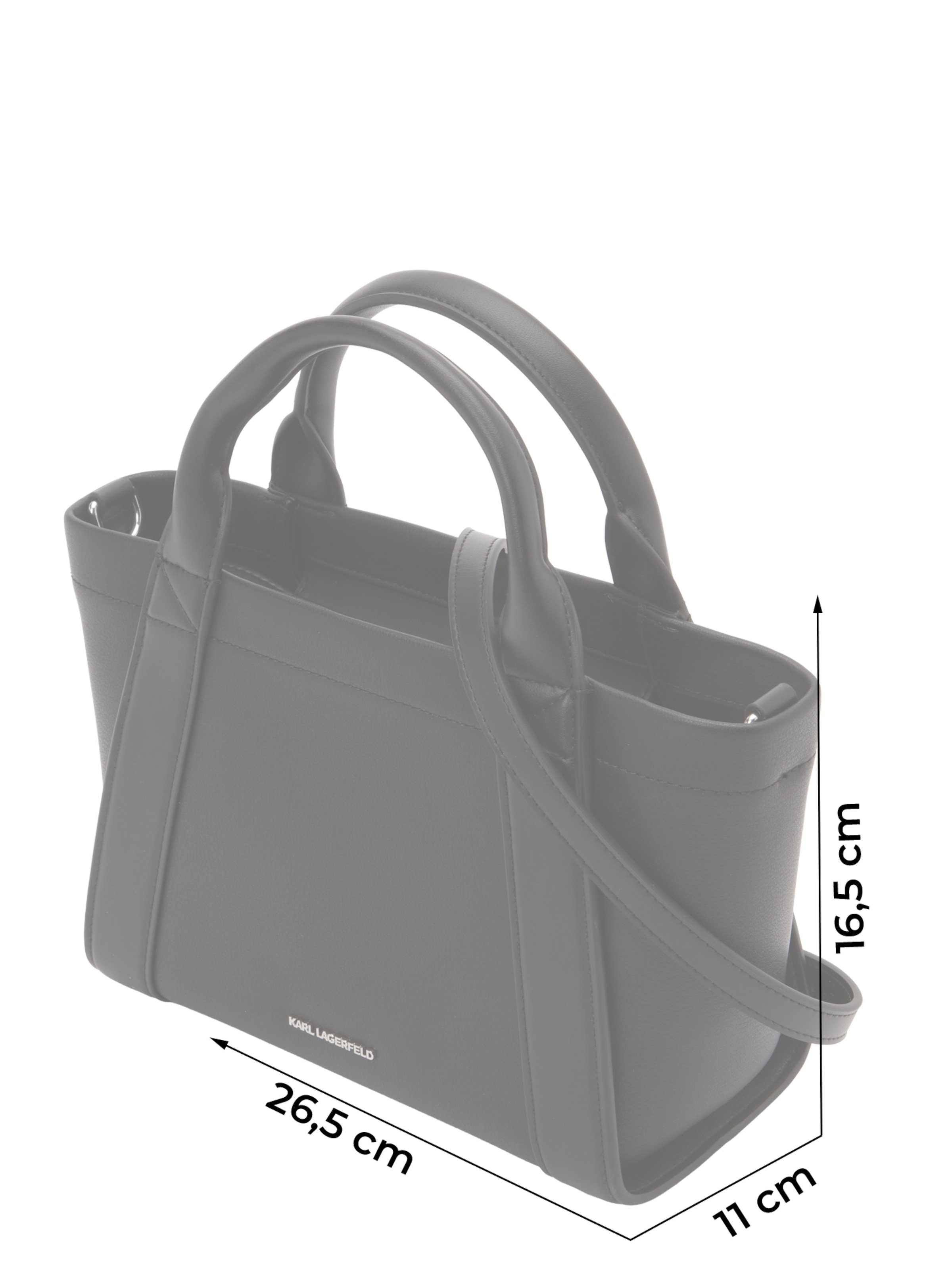 Karl Lagerfeld Kézitáska 'K/VILLE' - fekete