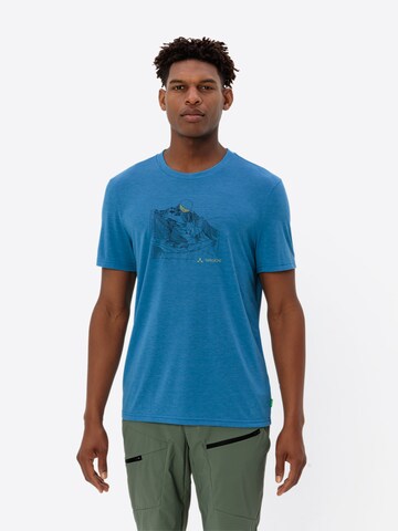VAUDE Funktionsshirt 'Tekoa' in Blau: Vorderseite