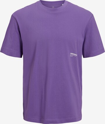JACK & JONES Shirt 'Clan' in Purple: front