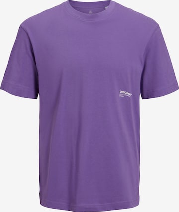 JACK & JONES T-Shirt 'Clan' in Lila: predná strana