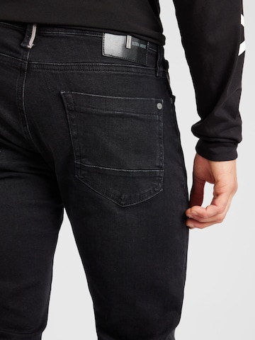 Mavi Regular Jeans 'Marcus' in Schwarz