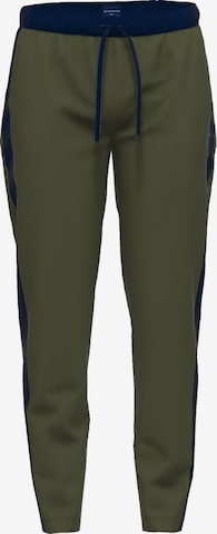TOM TAILOR Pajama Pants in Green: front