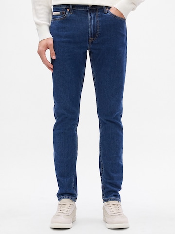 Calvin Klein Jeans Слим Джинсы в Синий: спереди