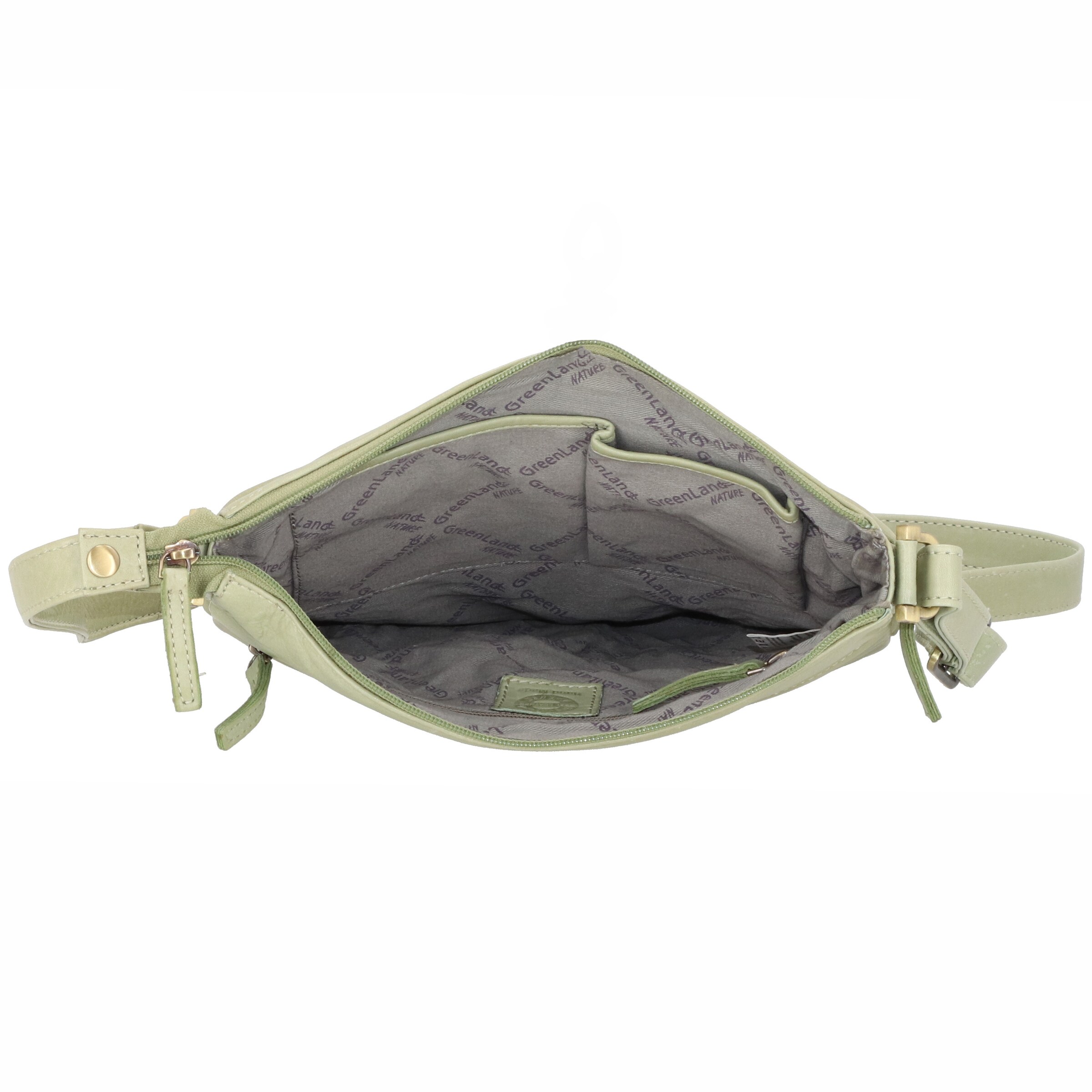 Greenland Nature Crossbody Bag 'Nature' in Green