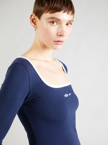 Nike Sportswear Tričko – modrá