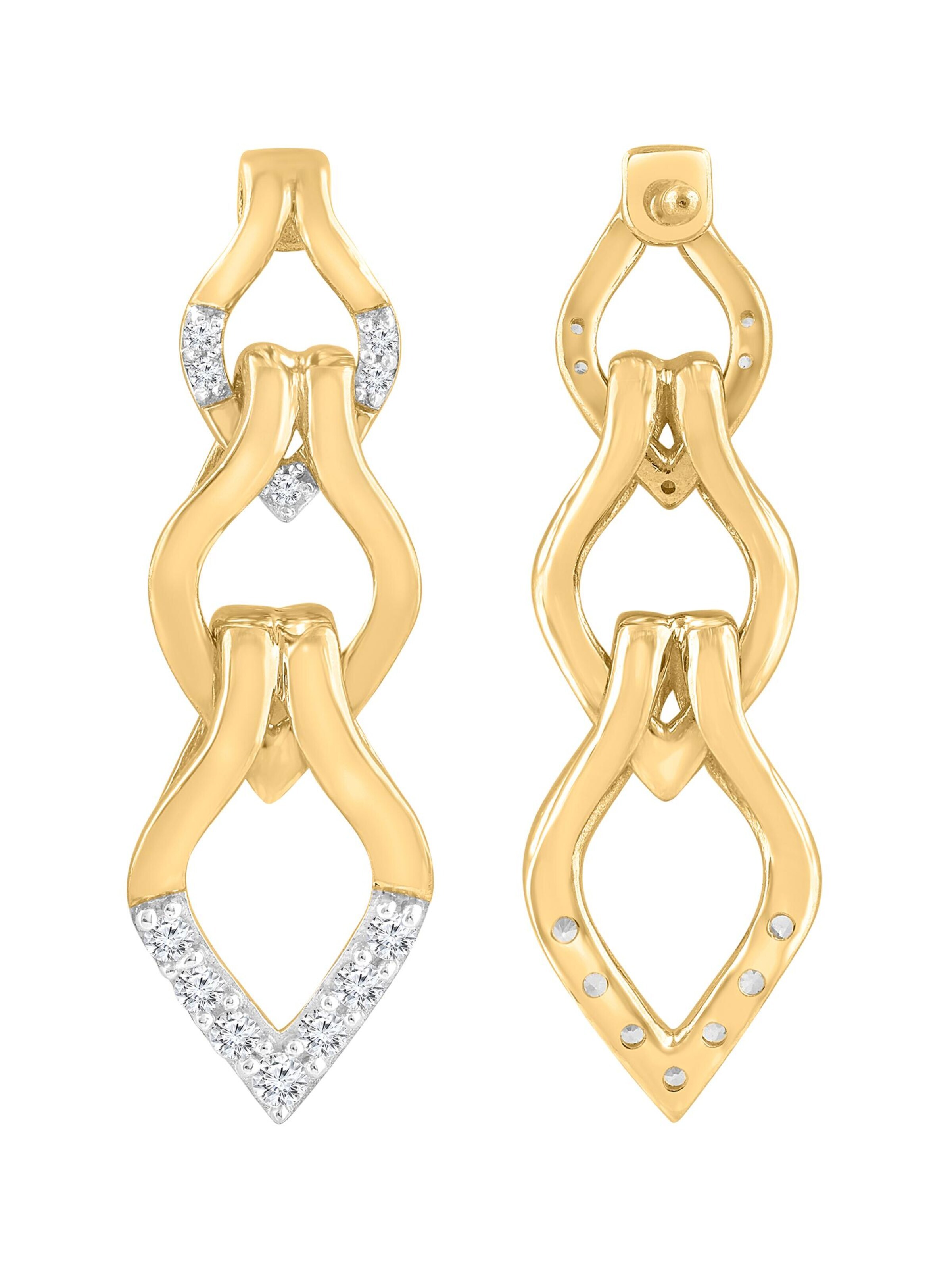 Diamant Exquis Ohrringe‌‌‌‌‌‌‌‌‌ in Gold