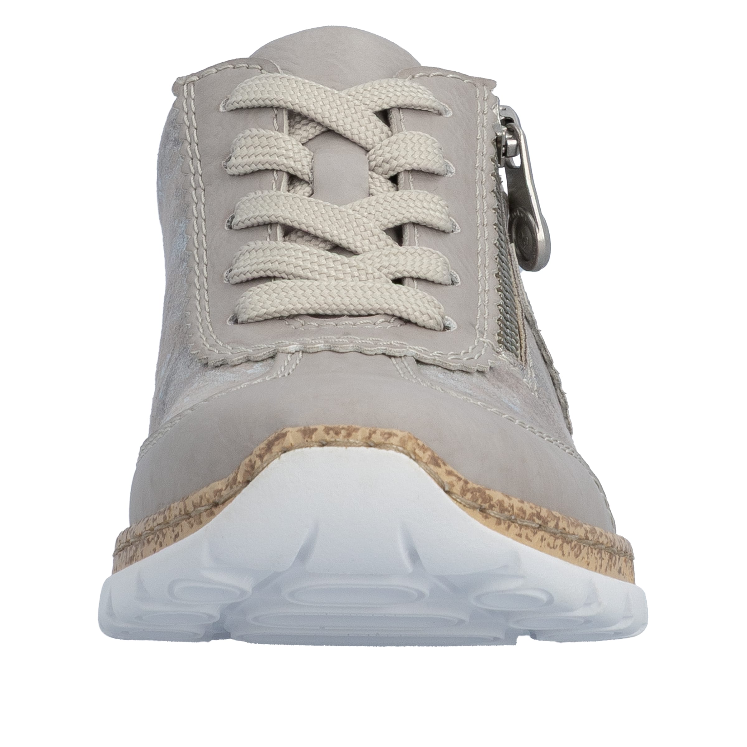 Chaussure à lacets Rieker en beige