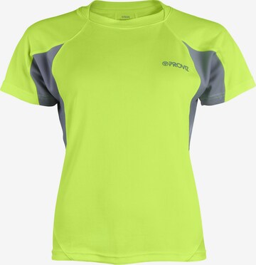 T-shirt Proviz en jaune : devant