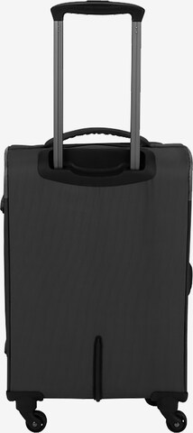 Saxoline Blue Suitcase 'Alpine' in Black