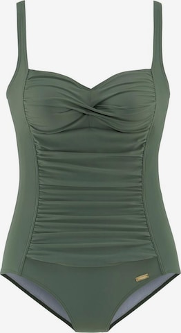 LASCANA Swimsuit in Green: front