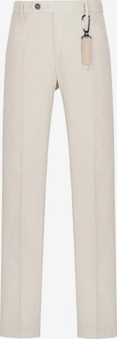 Manuel Ritz - Pantalón de pinzas en beige: frente