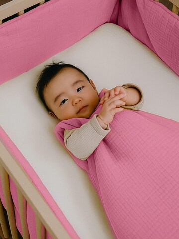 Couverture de bébé PAPATE en rose : devant