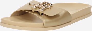 TOMMY HILFIGER - Zapatos abiertos 'HARDWARE' en oro: frente