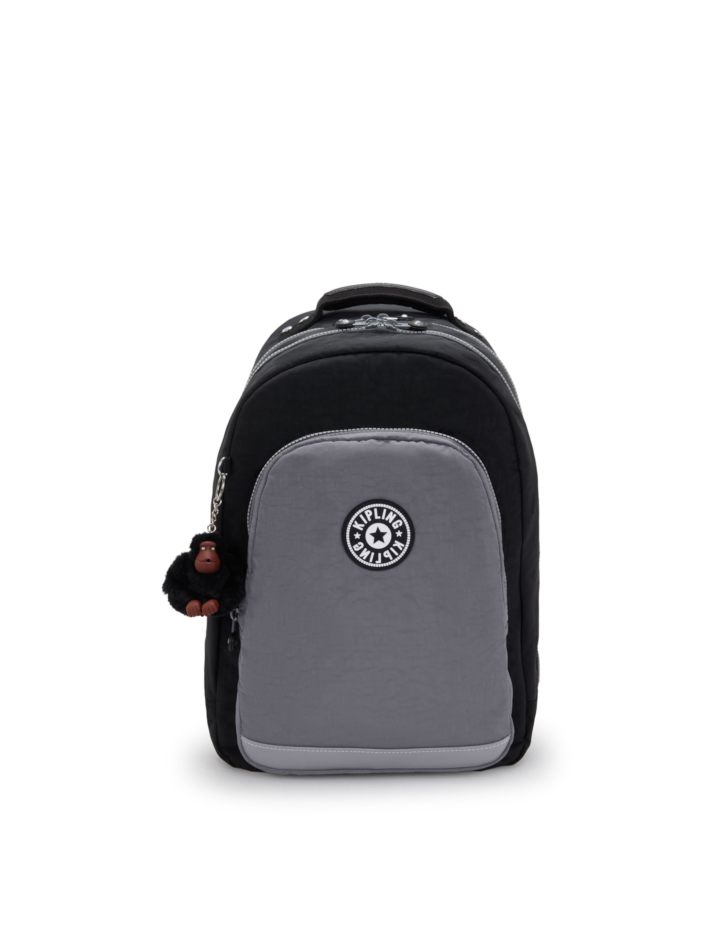KIPLING Rygsæk 'Class Room' i grå / sort, Produktvisning