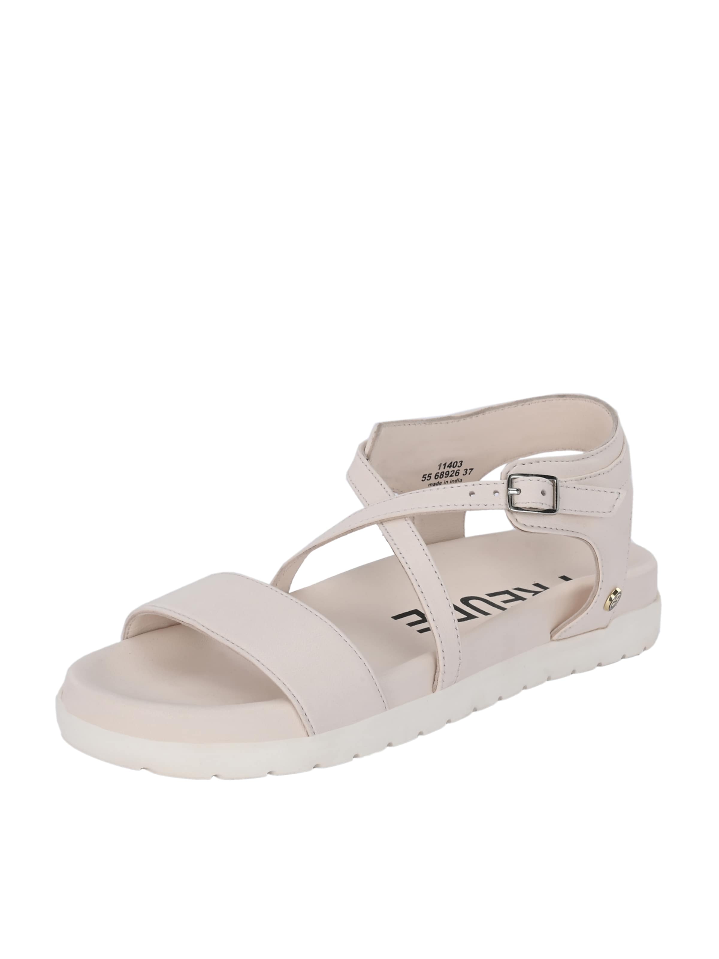 FREUDE Sandale ' AMELINE ' in Beige: Vorderseite