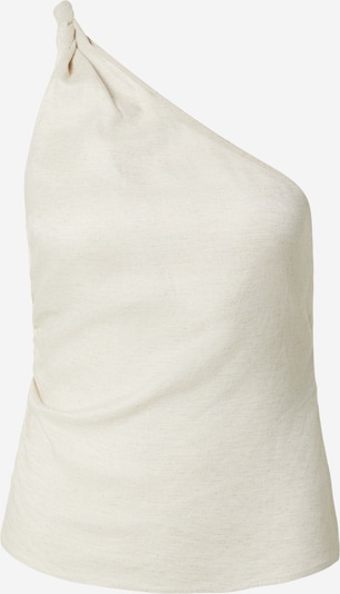 The Base Theory Топ 'TWISTED LINEN TOP' в бежово, Преглед на продукта