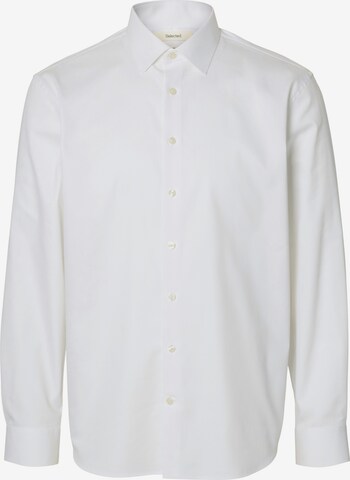 SELECTED Бизнес риза в бяло: отпред