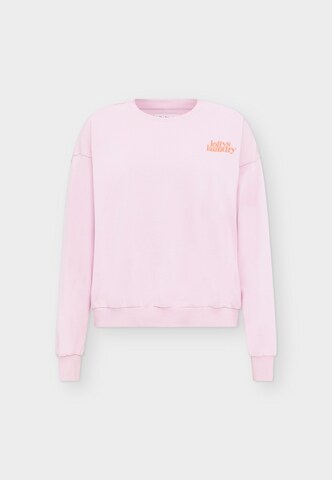 Sweat-shirt 'Sydney' Lollys Laundry en rose : devant