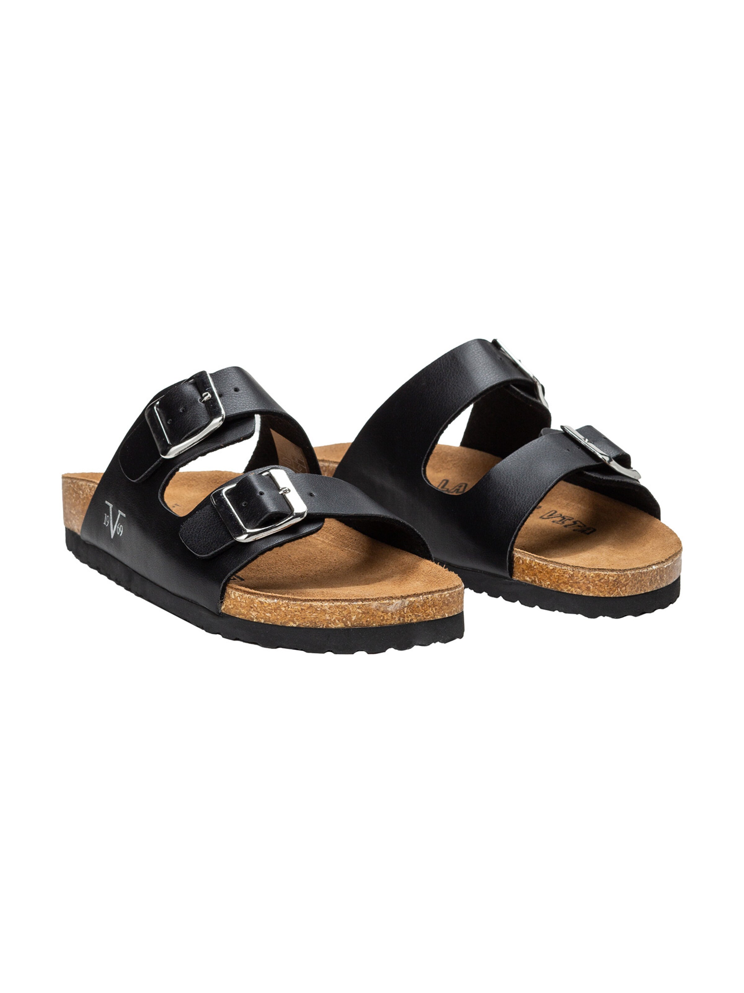 19V69 ITALIA Mule 'Sassari' in Black