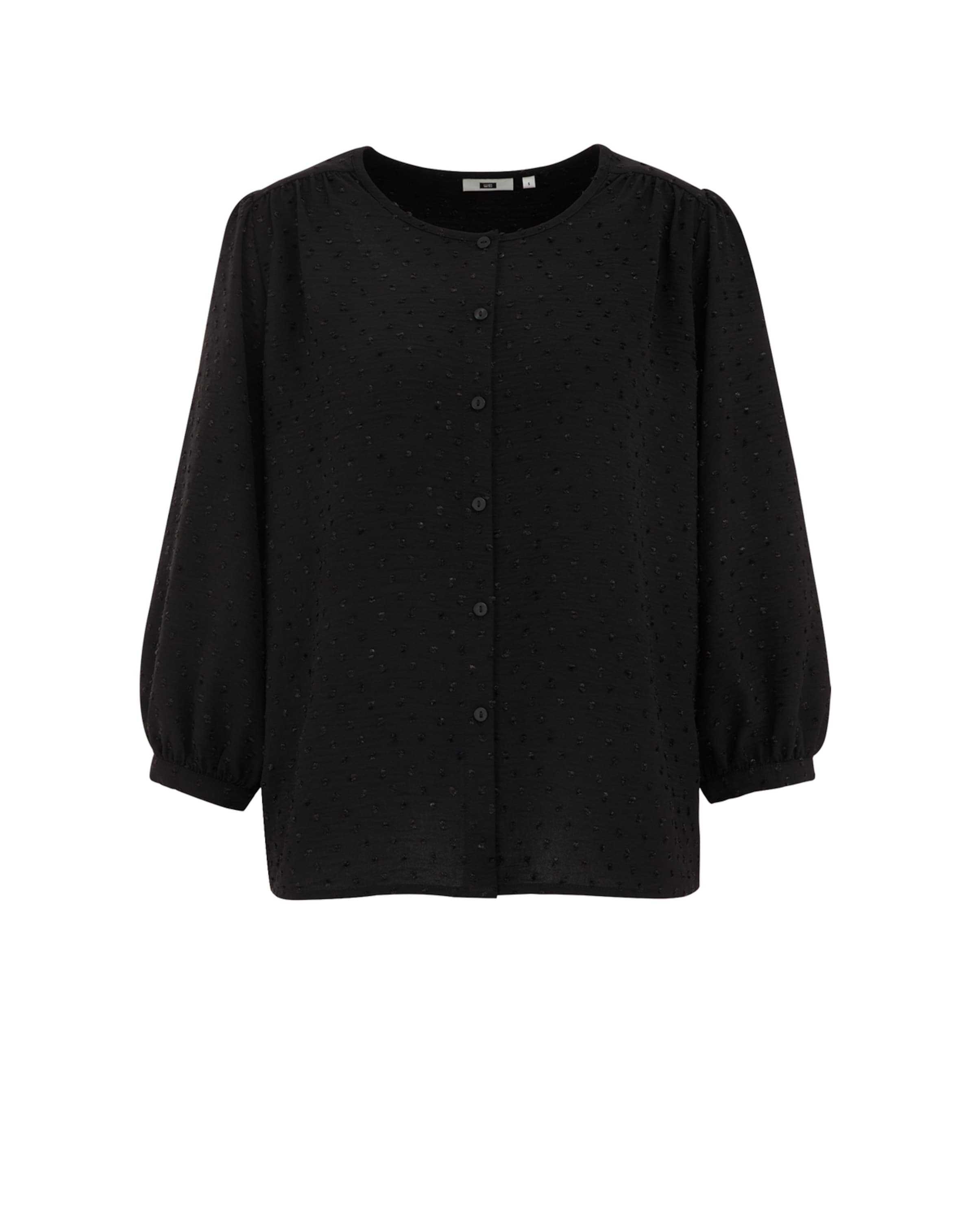 Camicia da donna di WE Fashion in nero: frontale