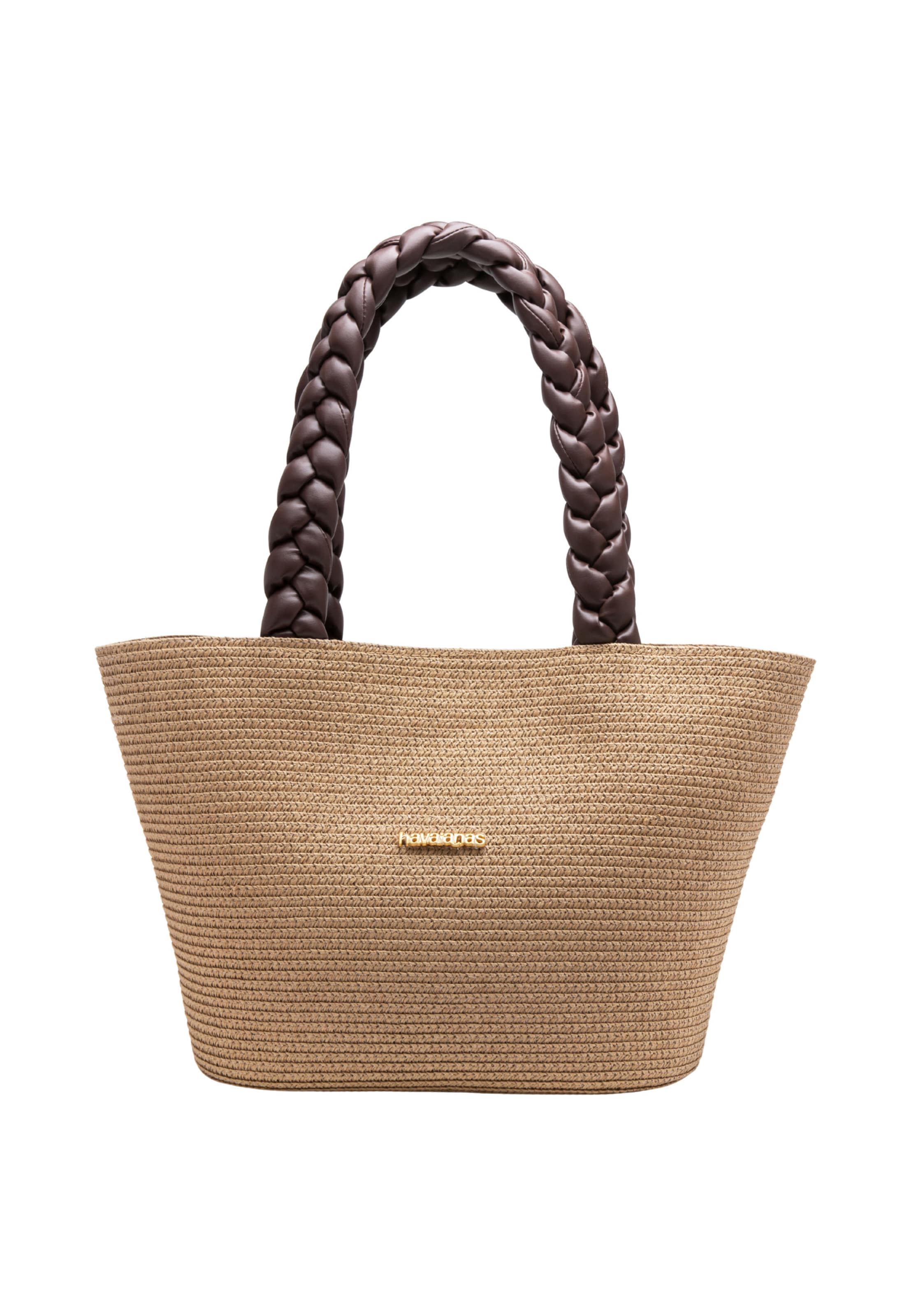 HAVAIANAS - Shopper em bege: frente