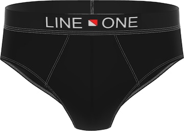 Line One Slip 'Herren Slips aus Baumwolle' in Schwarz: Vorderseite
