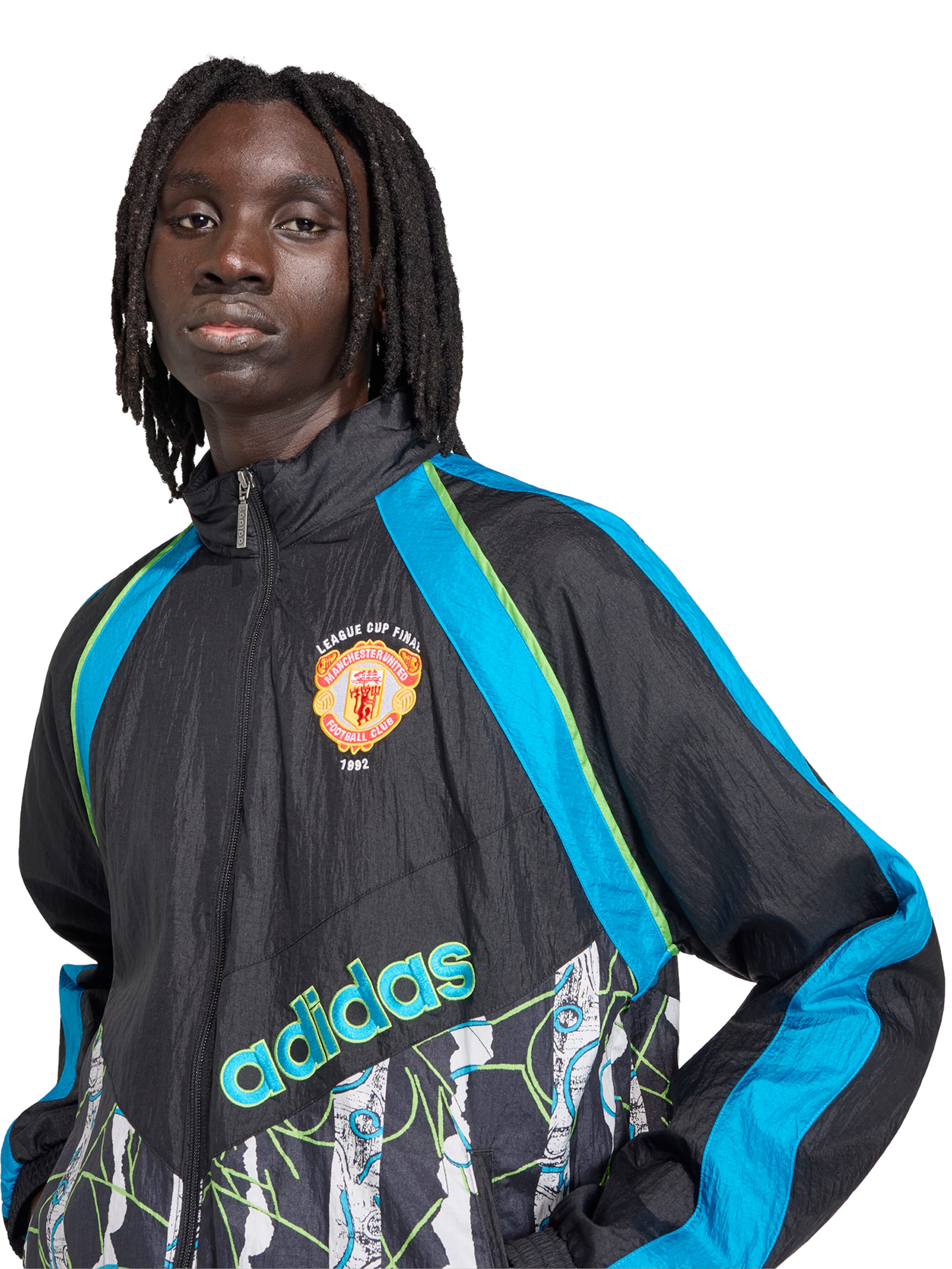 ADIDAS PERFORMANCE Kurtka treningowa 'MUFC 90' w kolorze czarny