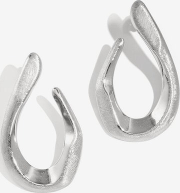 Cala Rose Earrings 'MARCIA' in Silver: front