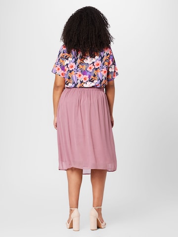 ABOUT YOU Curvy Skirt 'Taria' in Pink
