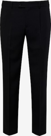 Regular Pantalon à plis Men Plus en noir : devant