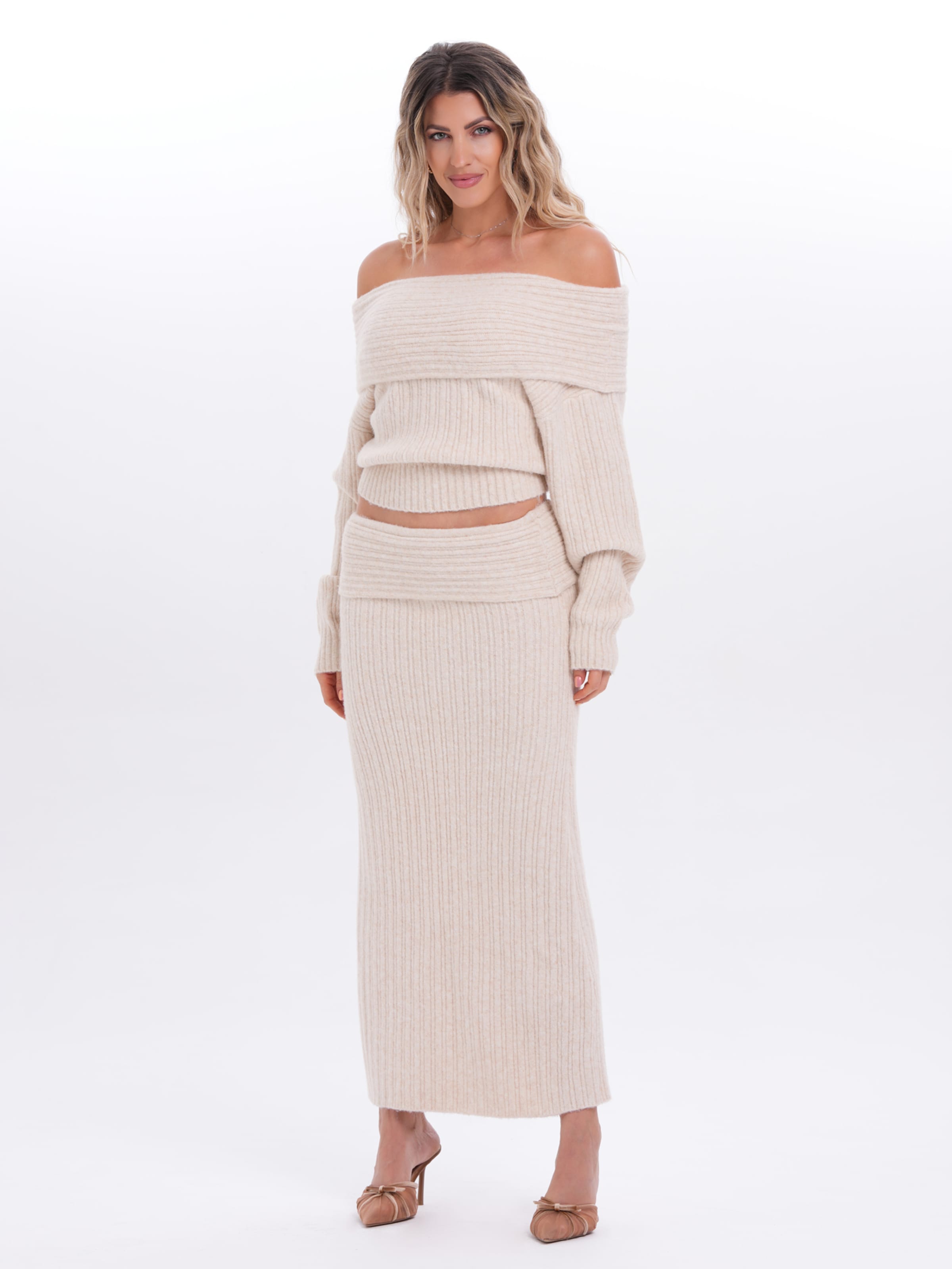 Pull-over MYLAVIE by Sarah Harrison en blanc