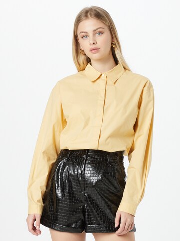 MSCH COPENHAGEN Blouse 'Haddis' in Geel: voorkant