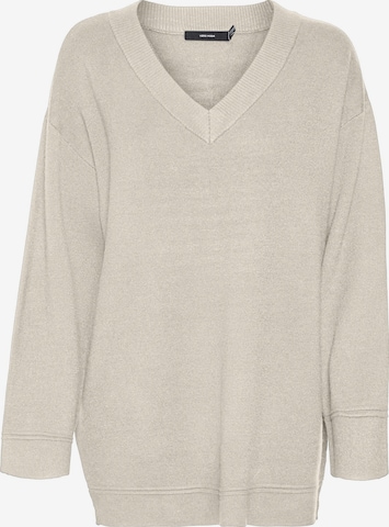 Pull-over 'Gold' VERO MODA en beige : devant