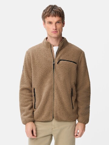 CAMEL ACTIVE Fleecejacke in Braun: Vorderseite