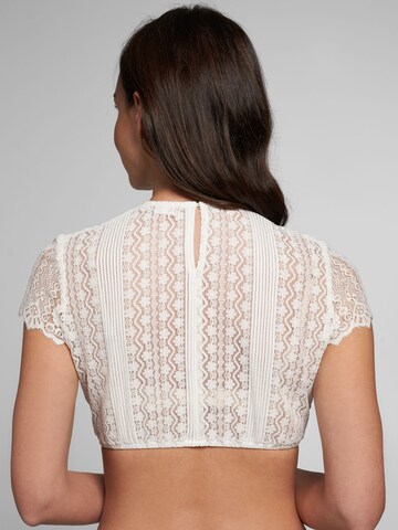 Blouse folklorique 'Ashley' SPIETH & WENSKY en blanc