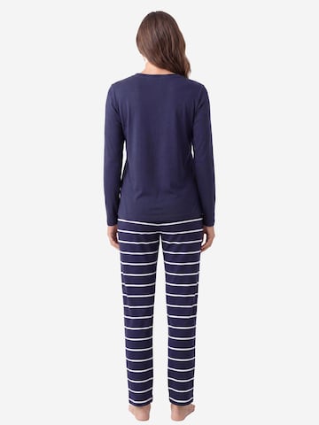 SCHIESSER Pyjama 'Mix & Relax'‌‌ in Blau