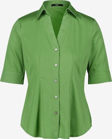 zero Blouse in Groen: voorkant