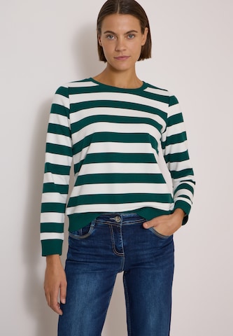 CECIL Sweatshirt in Green: front