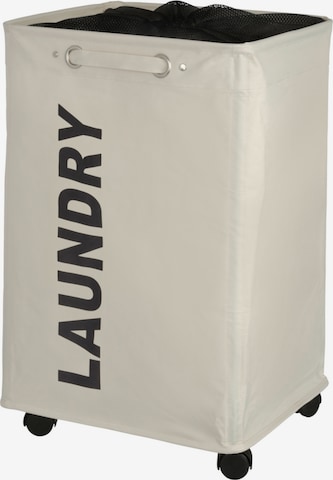 Wenko Laundry Basket 'Quadro' in Beige: front