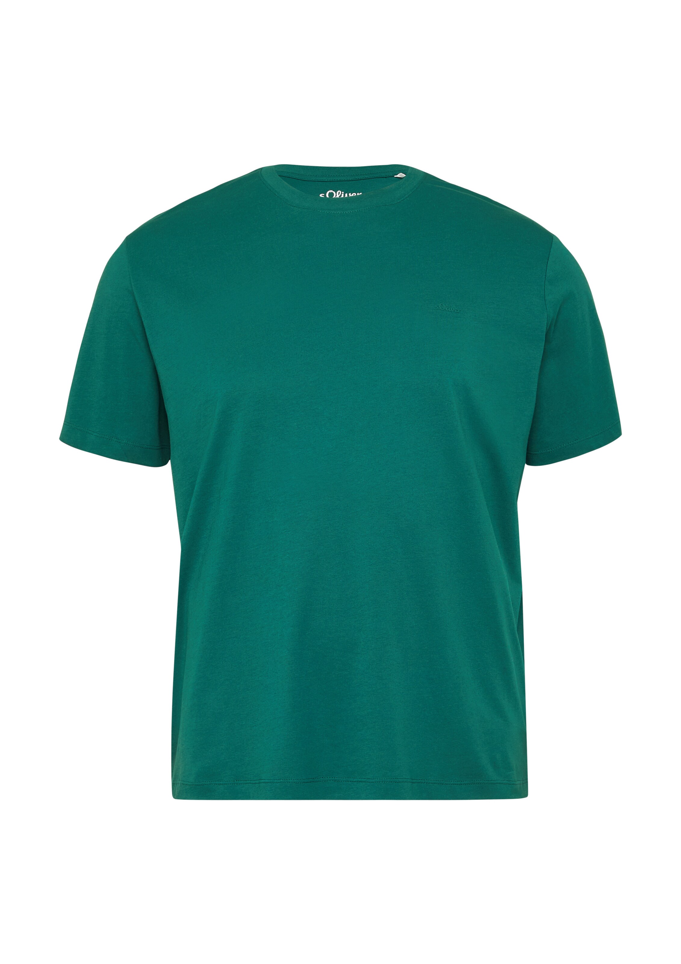 s.Oliver Men Big Sizes Shirt in Green: front
