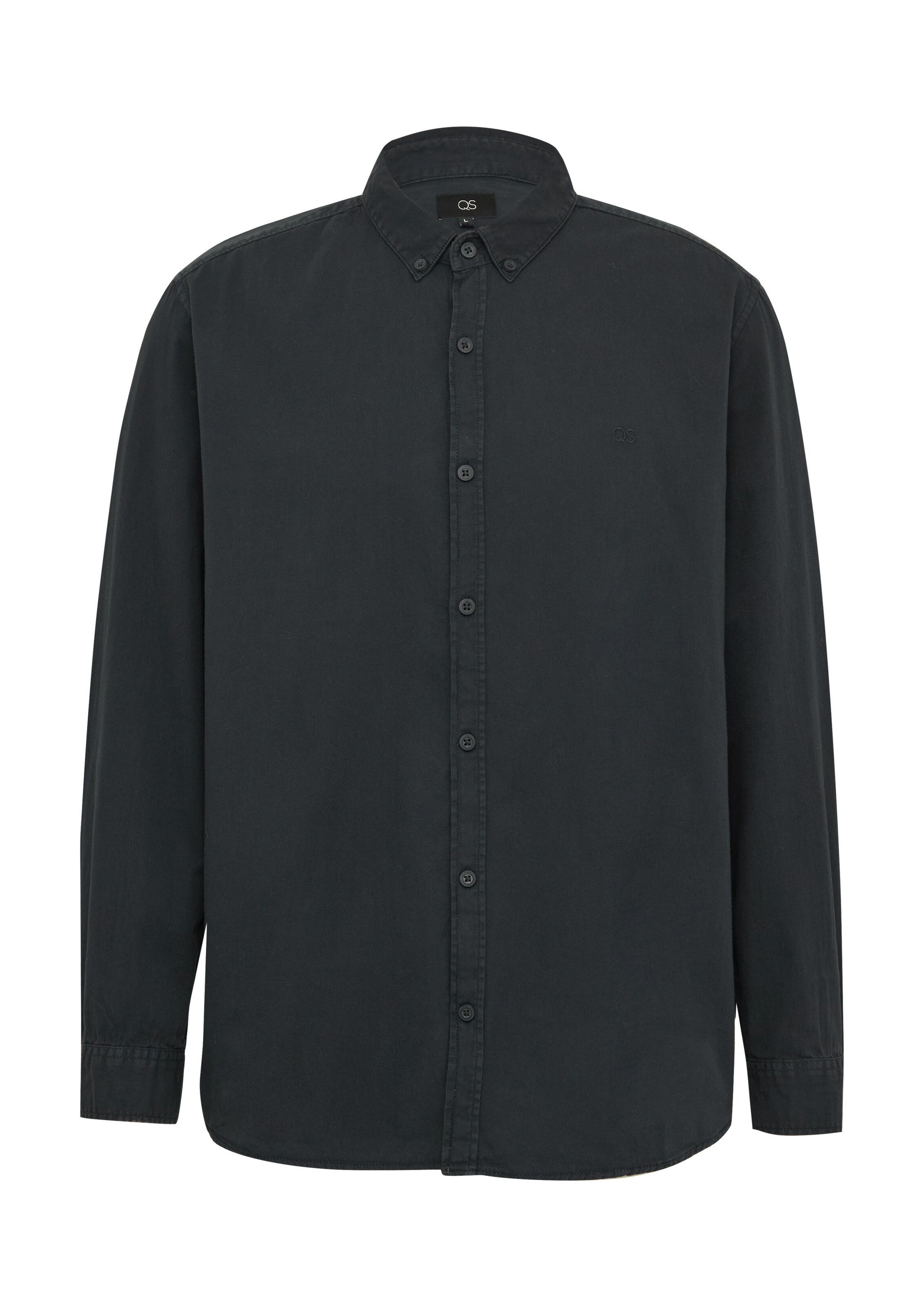 QS Regular fit Overhemd in Blauw: voorkant